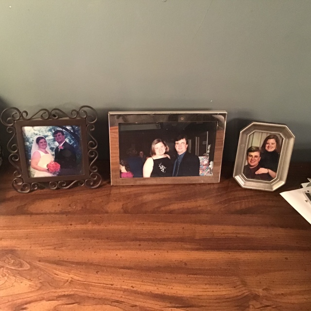 Pictures on desk