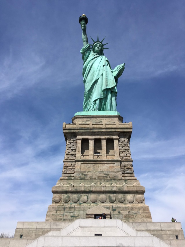 A year ago I was in New York: Statue of Liberty
